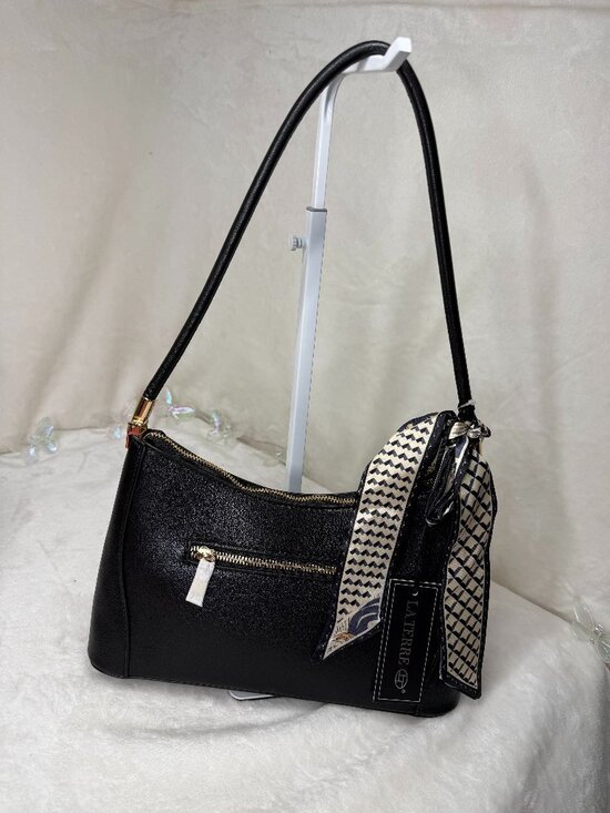 LaTerre Handbags - La Terre Black Structured Handbag – New With Tags (6x12x3.5)